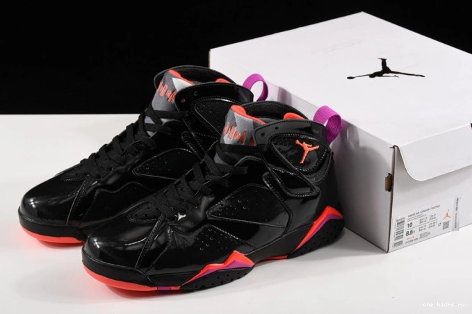 Rep Onekick 313358-006 Air Retro 7 Jordan Patent Black 0714